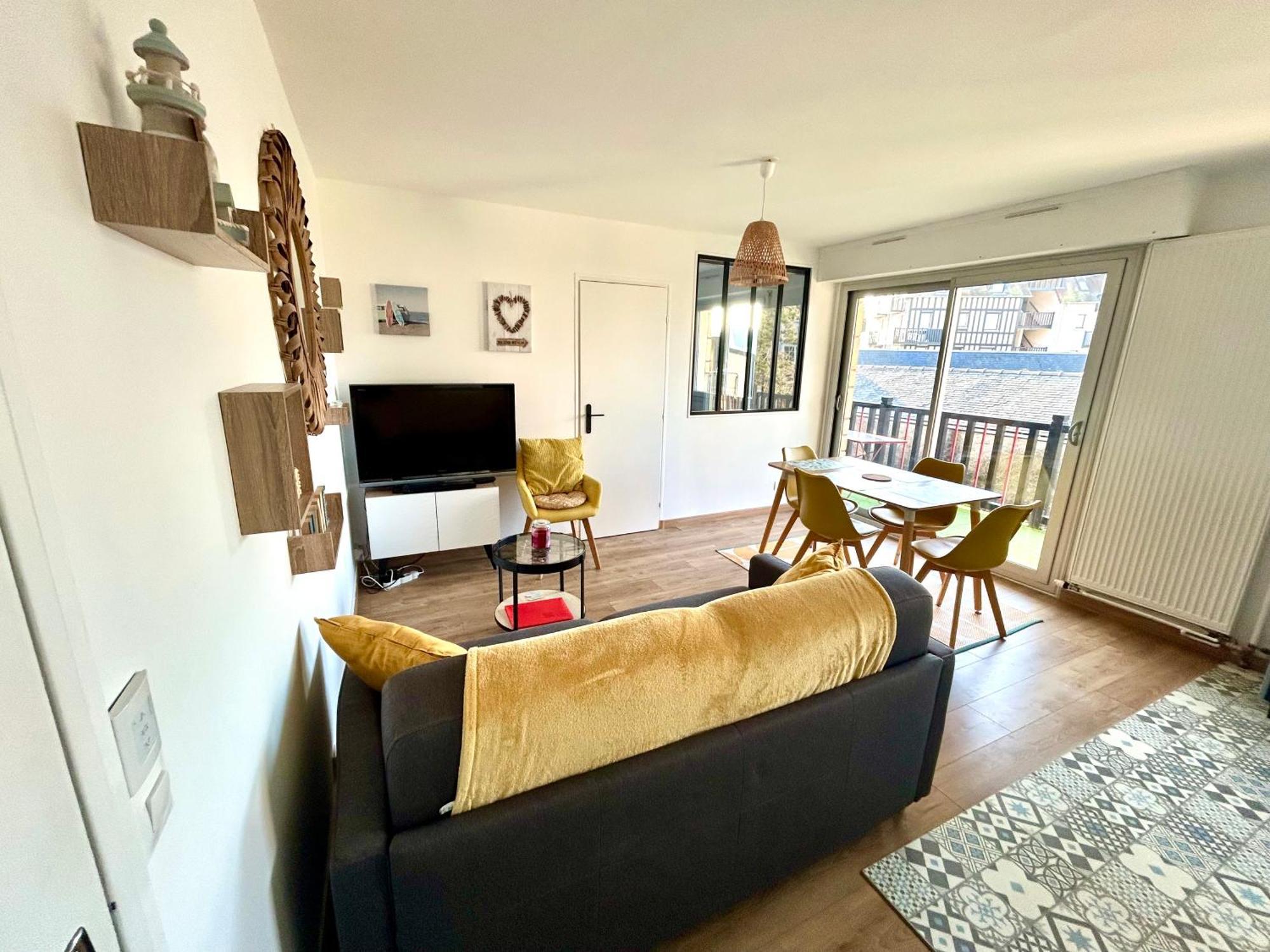 Magnifique Appartement Vue Mer A 50 M De La Plage Villers-sur-Mer Luaran gambar